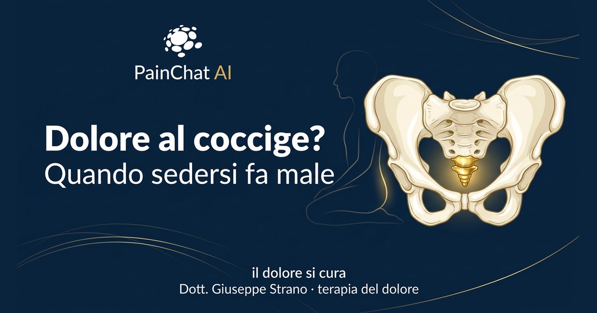 Coccige: perché fa male e come si cura