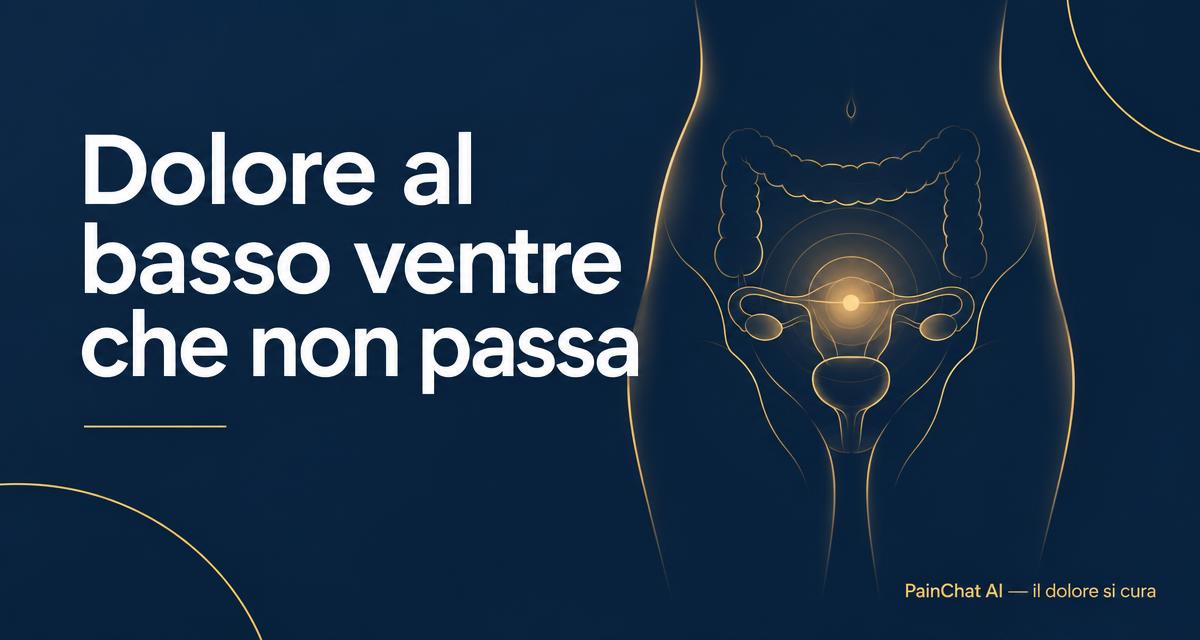 Dolore al basso ventre che non passa: da dove ripartire